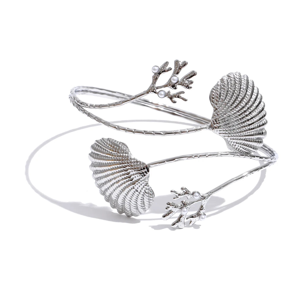 Bracelet de bras ajustable en acier inoxydable, vue d'ensemble du produit