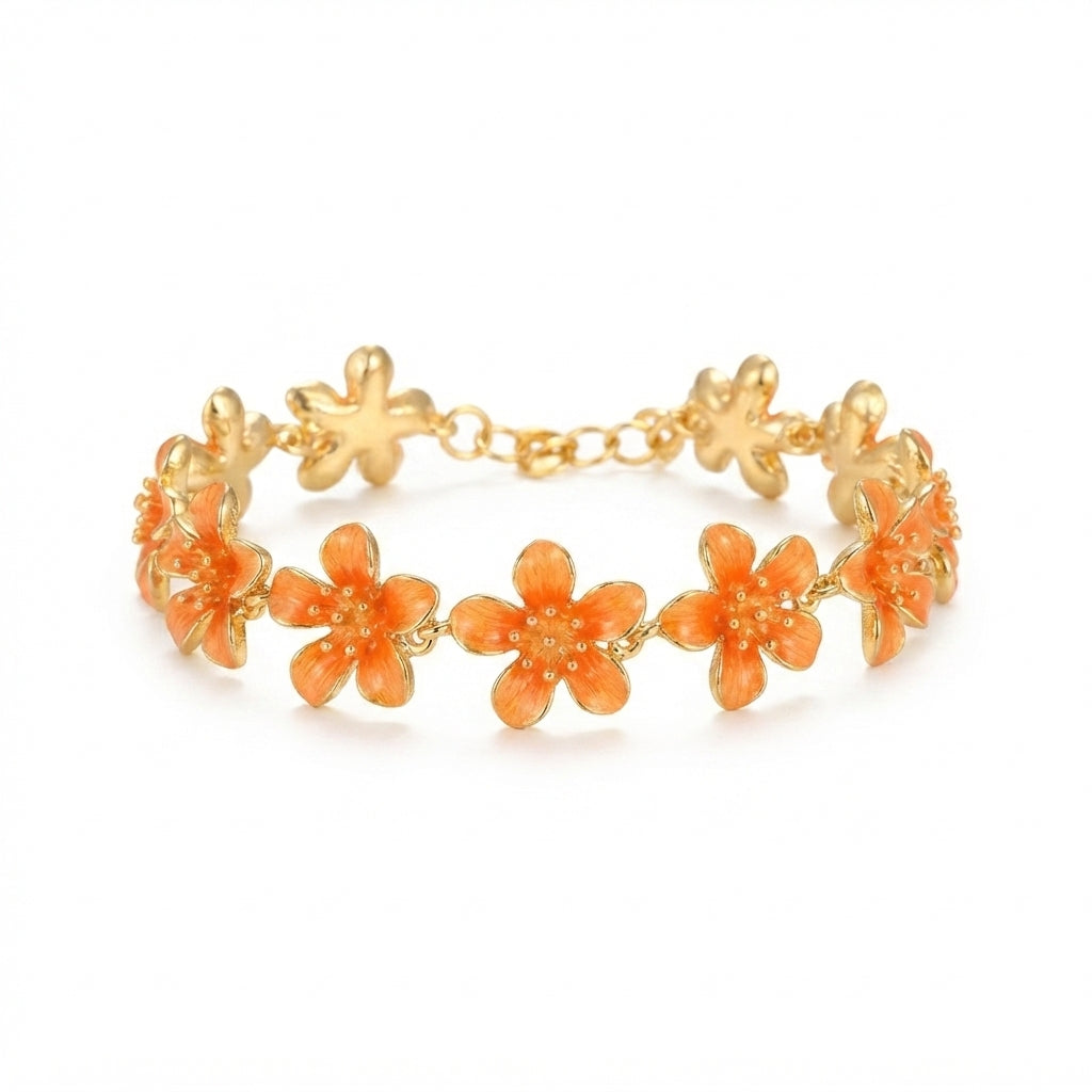 Bracelet de Cheville Fleur de Frangipanier