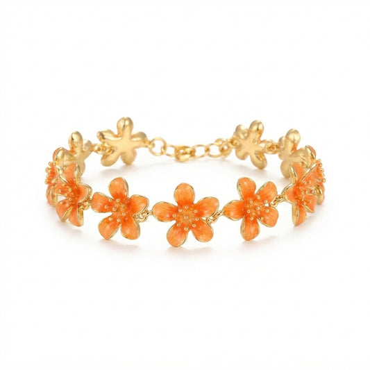 Bracelet de Cheville Fleur de Frangipanier