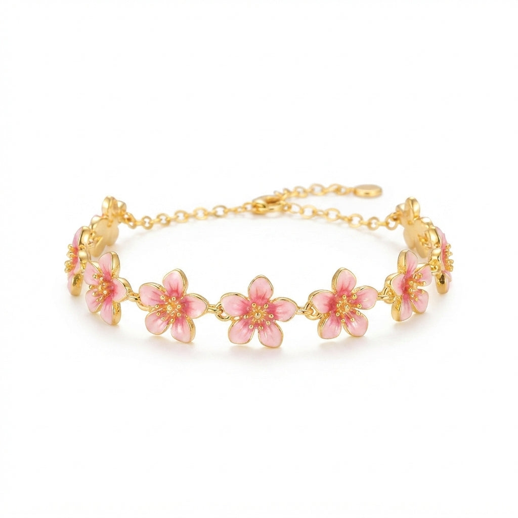 Bracelet de Cheville Fleur de Frangipanier