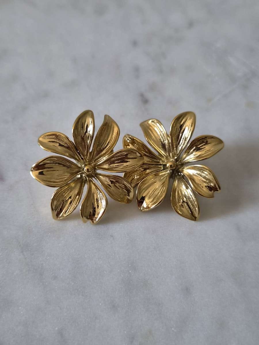 Boucles d'Oreilles Fleur d'Hibiscus